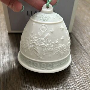 Vintage LLADRO Christmas Bell‎ 1992 Ornament #15913  w/ Box